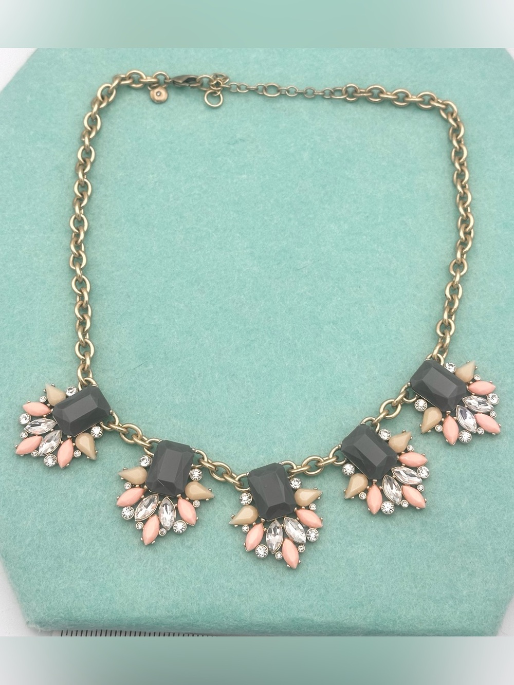 J. Crew Rhinestone Statement Necklace